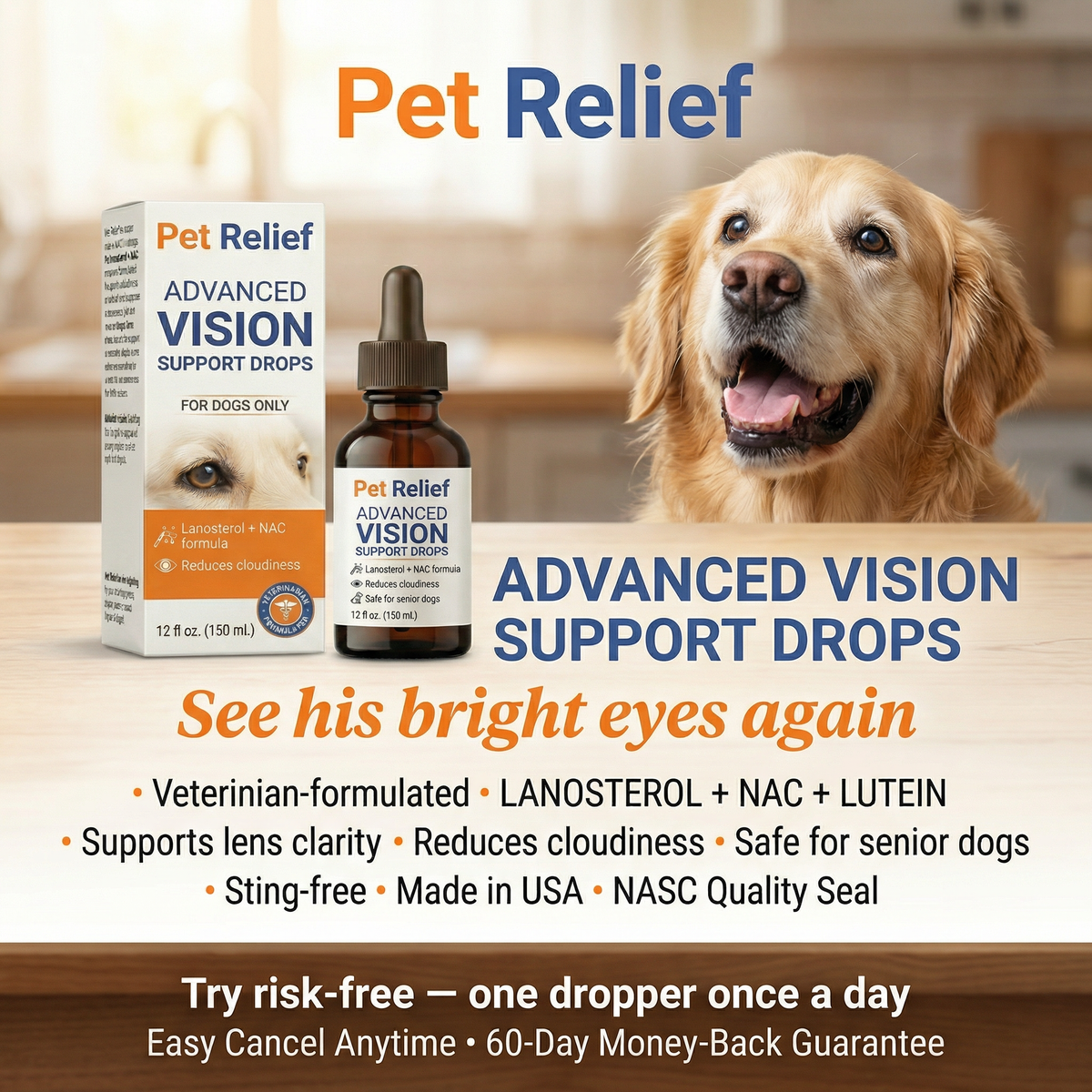 Advanced Vision Formula for Dogs – Pet Relief